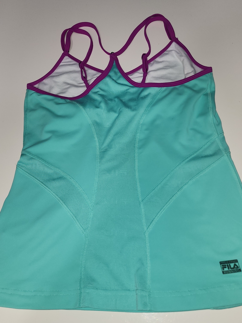 Fila Teal Performance Running Tank - Picture 4 of 11